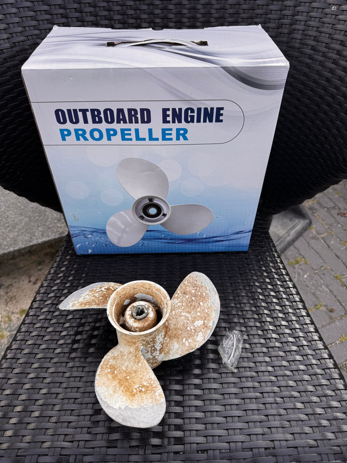 Schroef voor Yamaha 8pk 4 takt 2008, Ophalen of Verzenden, Gebruikt, Motor en Techniek