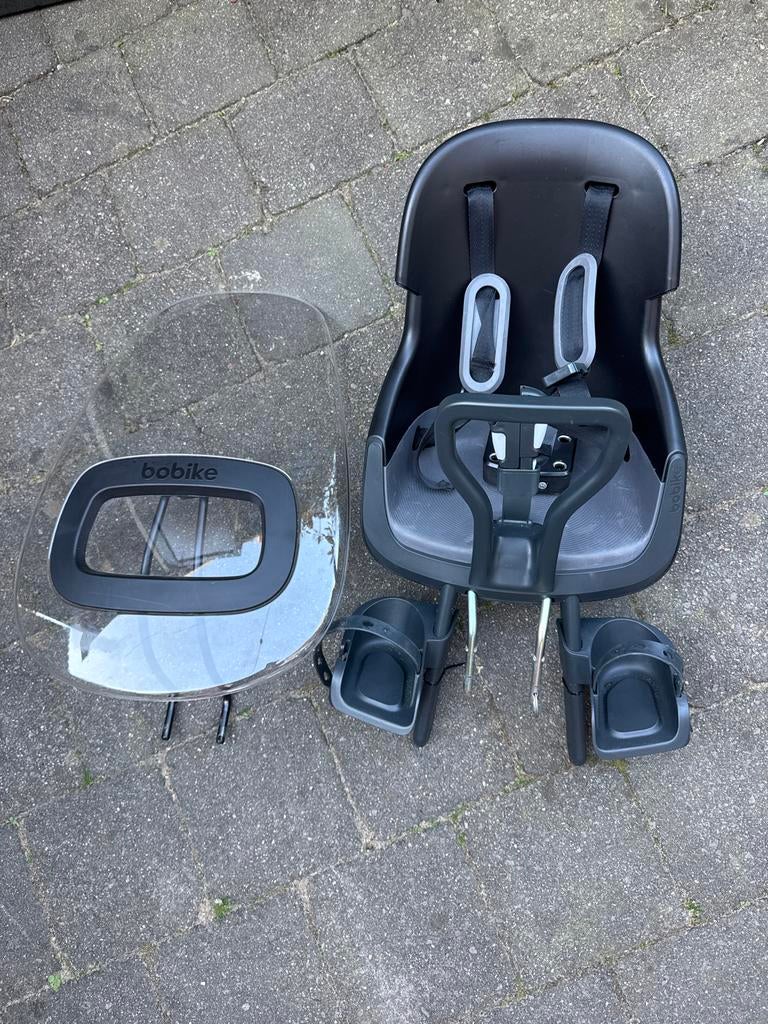 Bobike Exclusive Evolve Mini dekentje en windscherm, Fietsen en Brommers, Fietsaccessoires | Fietsstoeltjes, Ophalen, Voorzitje