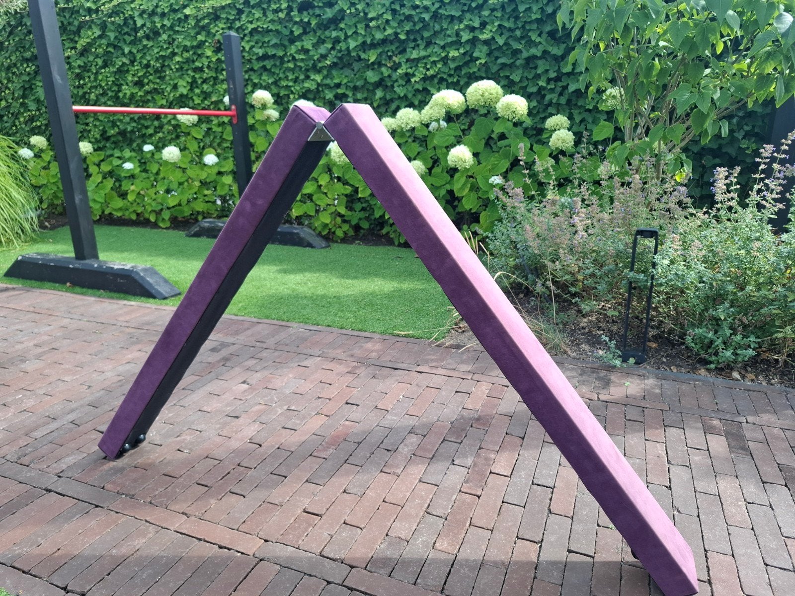 Turnbalk balansbalk, opvouwbaar - paars - 210cm, Ophalen, Gebruikt, Paars, Materiaal