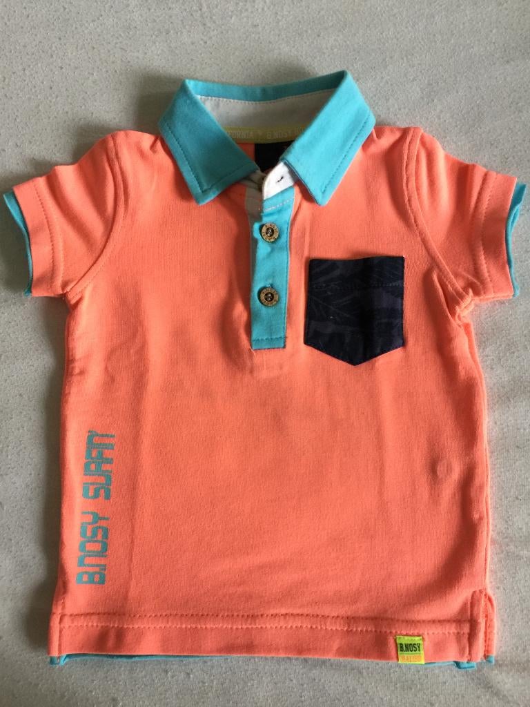 Polo shirt van B.Nosy , maat 74 , nog nieuw (6738), Kinderen en Baby's, Babykleding | Maat 74, Nieuw, Jongetje, Shirtje of Longsleeve