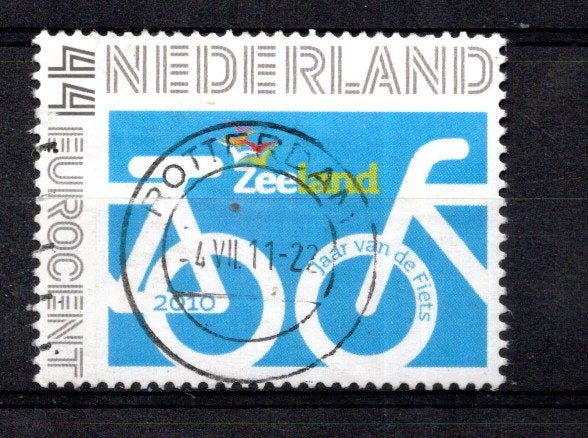 gestempelde zegel. Persoonlijke: Zeeland, Ophalen of Verzenden, Na 1940, Gestempeld