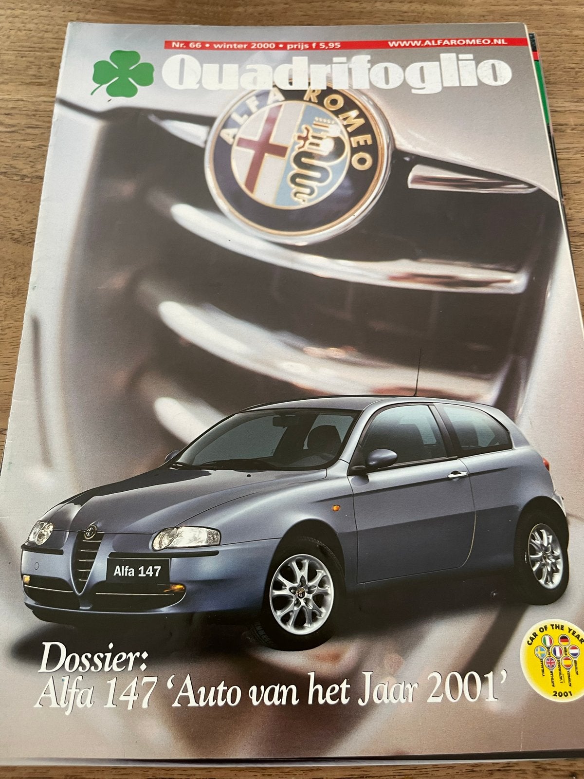 Quadrifoglio Magazine Nr. 66 - Winter 2000 - Alfa Romeo 147, Ophalen of Verzenden, Zo goed als nieuw, Alfa Romeo