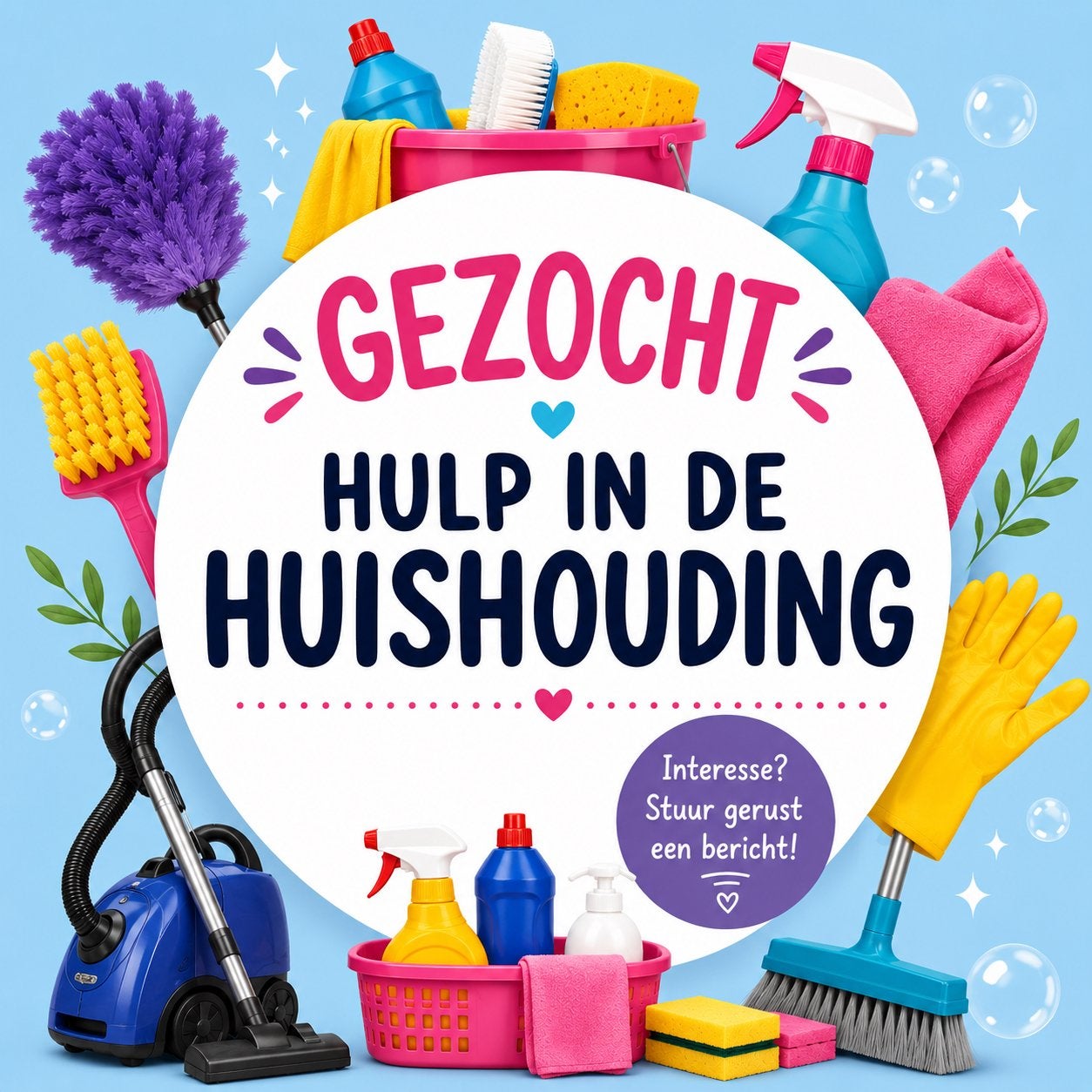Huishoudelijke hulp gezocht in Loo ( Duiven)., Overige niveaus, Overige vormen
