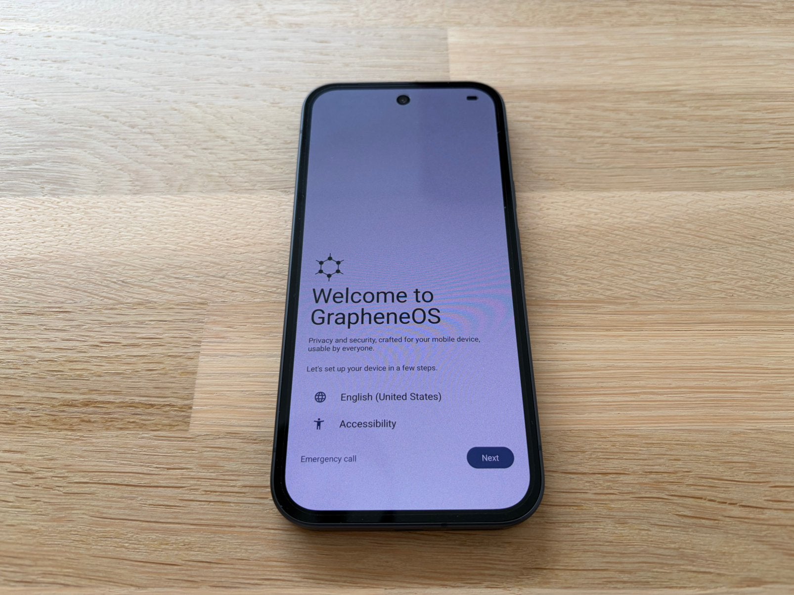 Foto 3 van Google Pixel 9A Obsidian 128GB GrapheneOS (met hoesje)