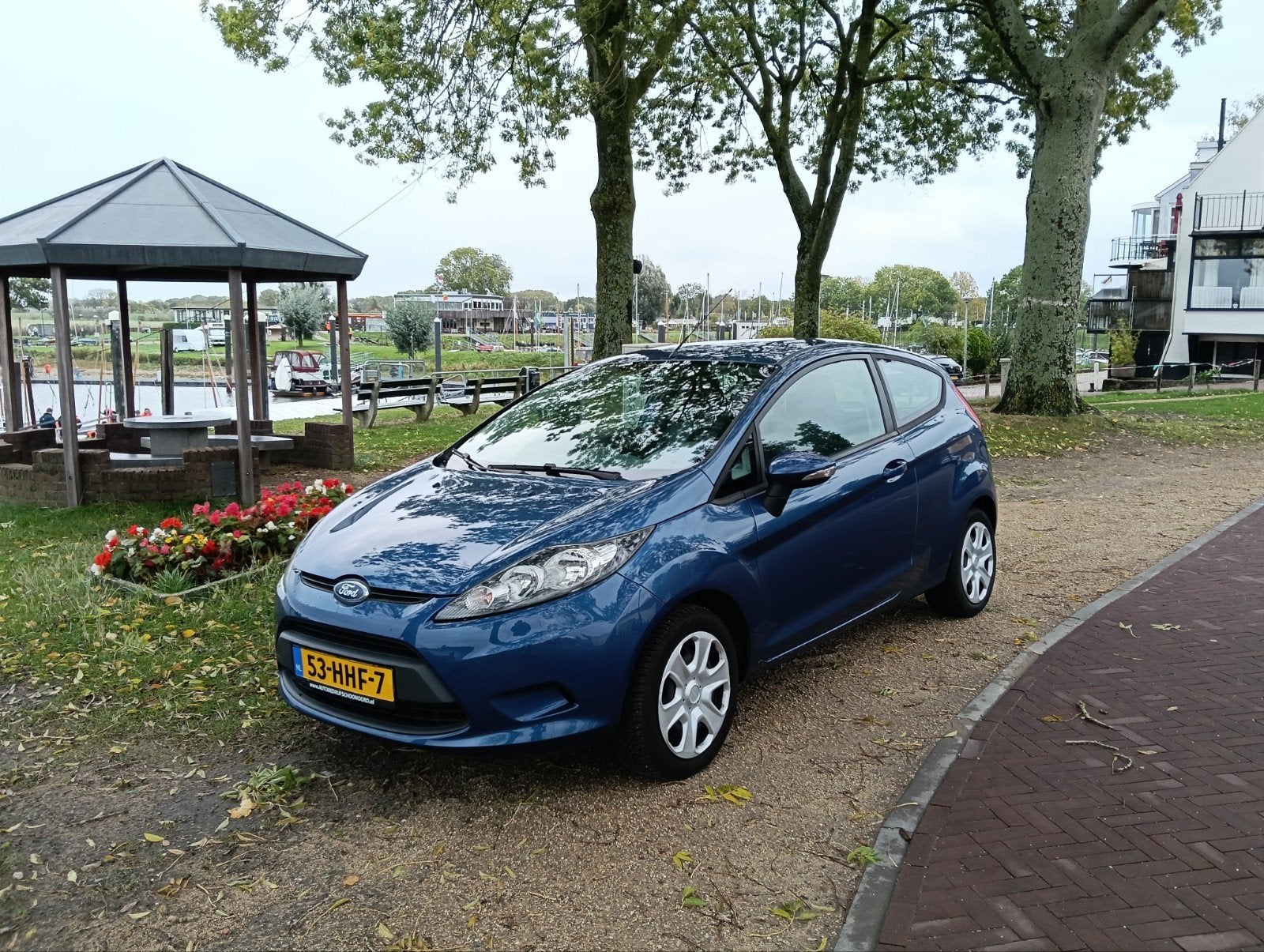 Ford Fiesta 1.25 Trend | Nieuwe APK  | 98.000 km |, Auto's, Voorwielaandrijving, Stof, 4 cilinders, Blauw
