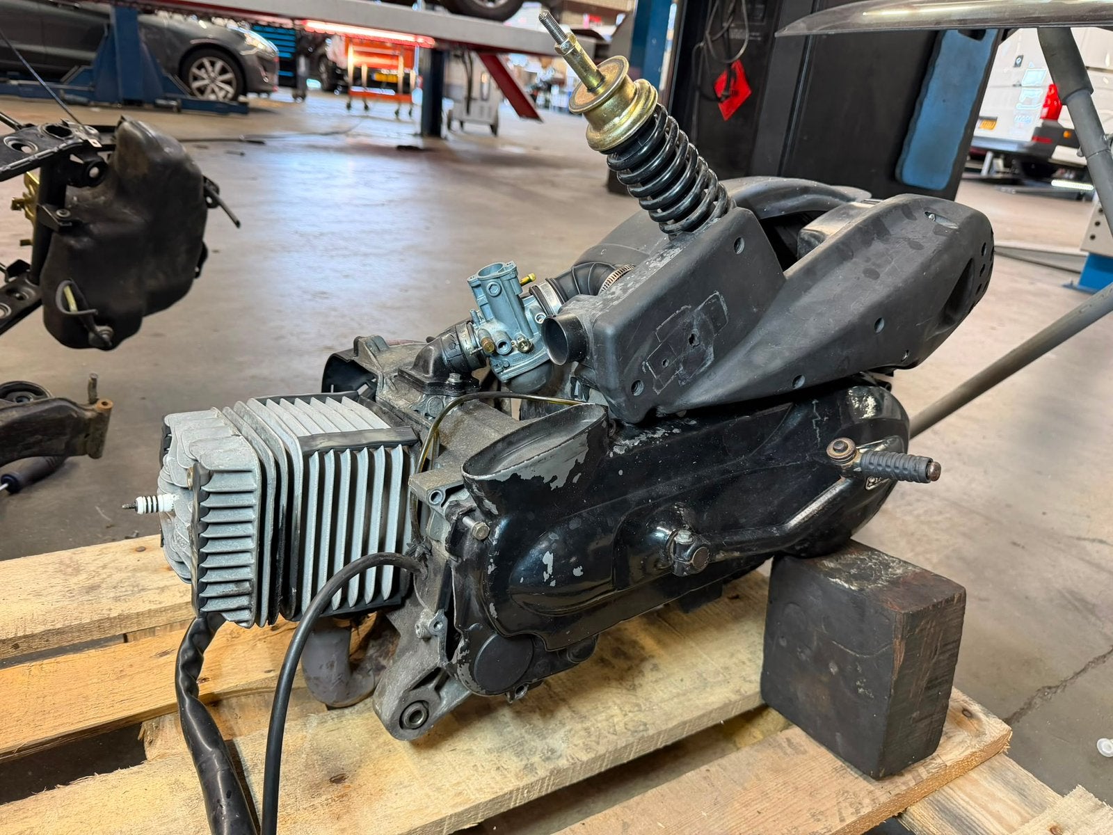 Piaggio Skipper skr 125cc blok compleet 172cc 180cc, Ophalen, Zo goed als nieuw, Blok, Piaggio