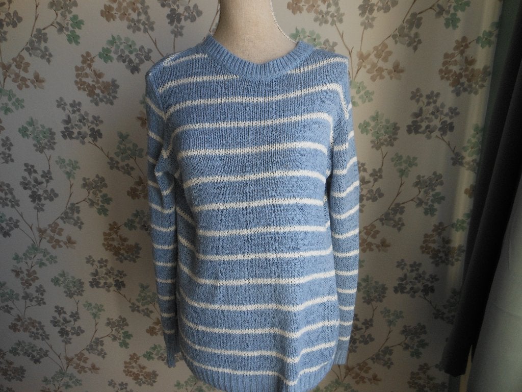Mooie soepele HEMA trui, Ophalen of Verzenden, Zo goed als nieuw, Maat 42/44 (L), Blauw