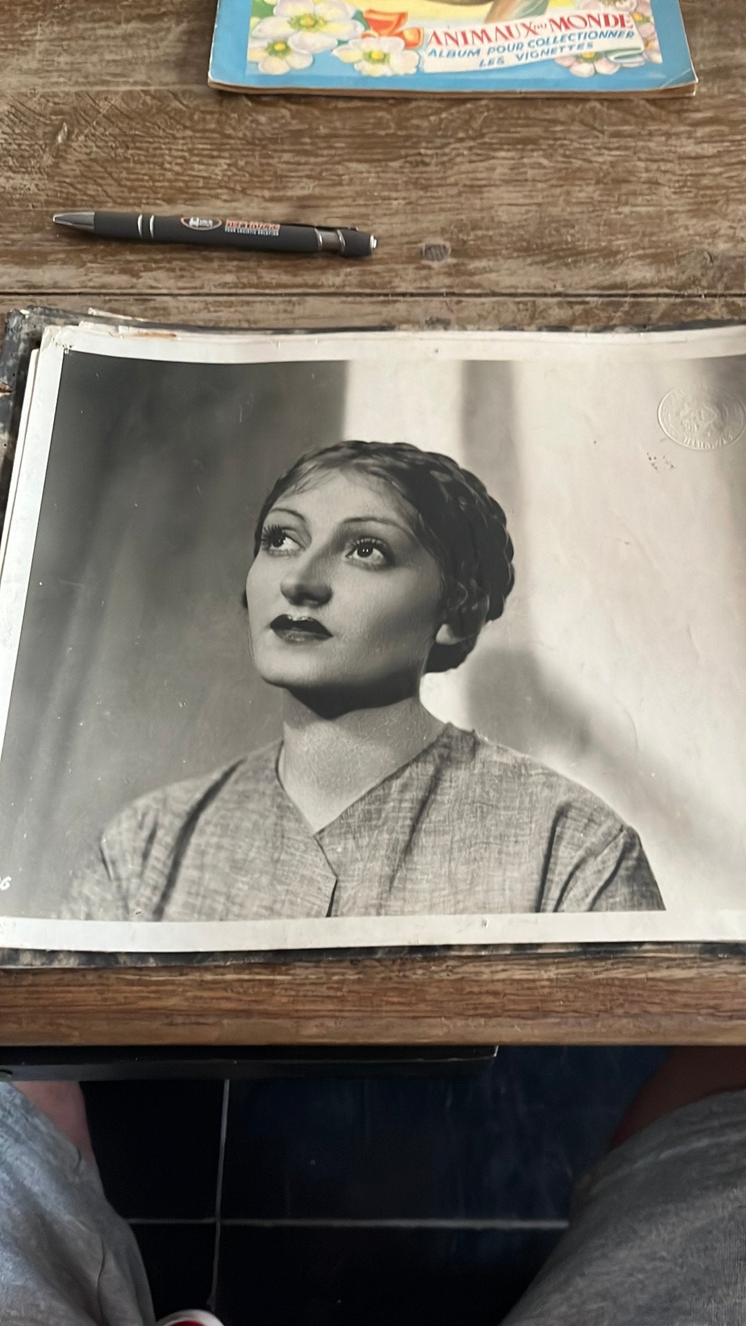 Vintage Cinema Foto Marcelle Chantal Jaren 30 - filmkeuring, Antiek en Kunst, Kunst | Tekeningen en Foto's, Ophalen of Verzenden