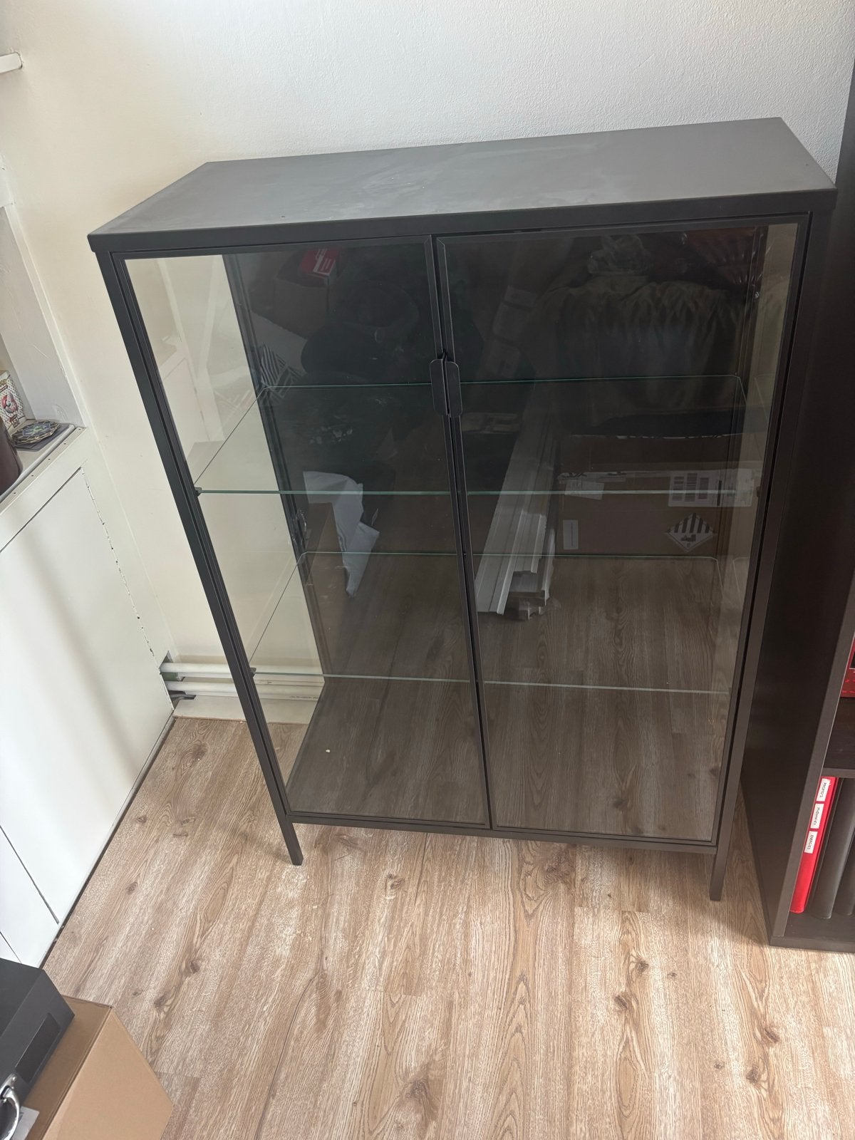 Rudsta vitrinekast, Ophalen, Gebruikt, 100 tot 150 cm, 50 tot 100 cm