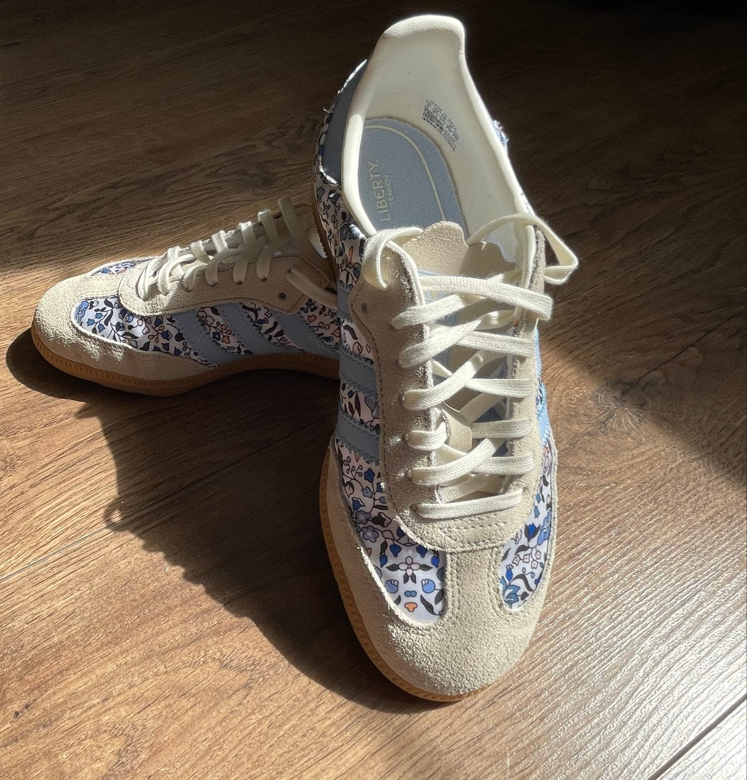 Adidas Liberty London Samba sneakers - Maat 37.5, Kleding | Dames, Schoenen, Ophalen, Blauw, Sneakers of Gympen, Zo goed als nieuw