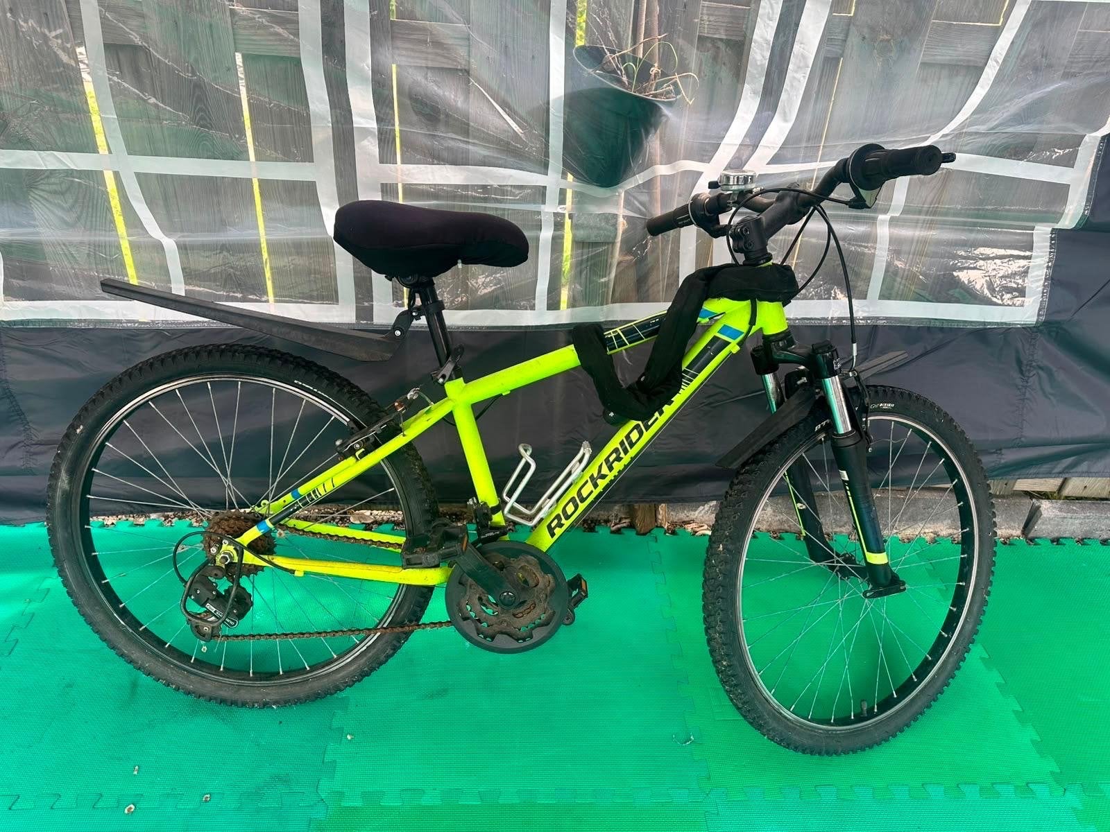 Rockrider Mountainbike - Neon Geel, Overige merken, Gebruikt, Hardtail, Ophalen of Verzenden
