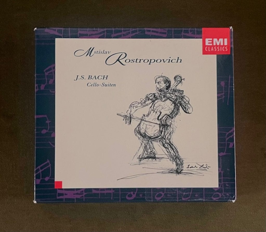 Bach: Cello Suites - Rostropovich, Kamermuziek, Boxset, Ophalen of Verzenden, Zo goed als nieuw