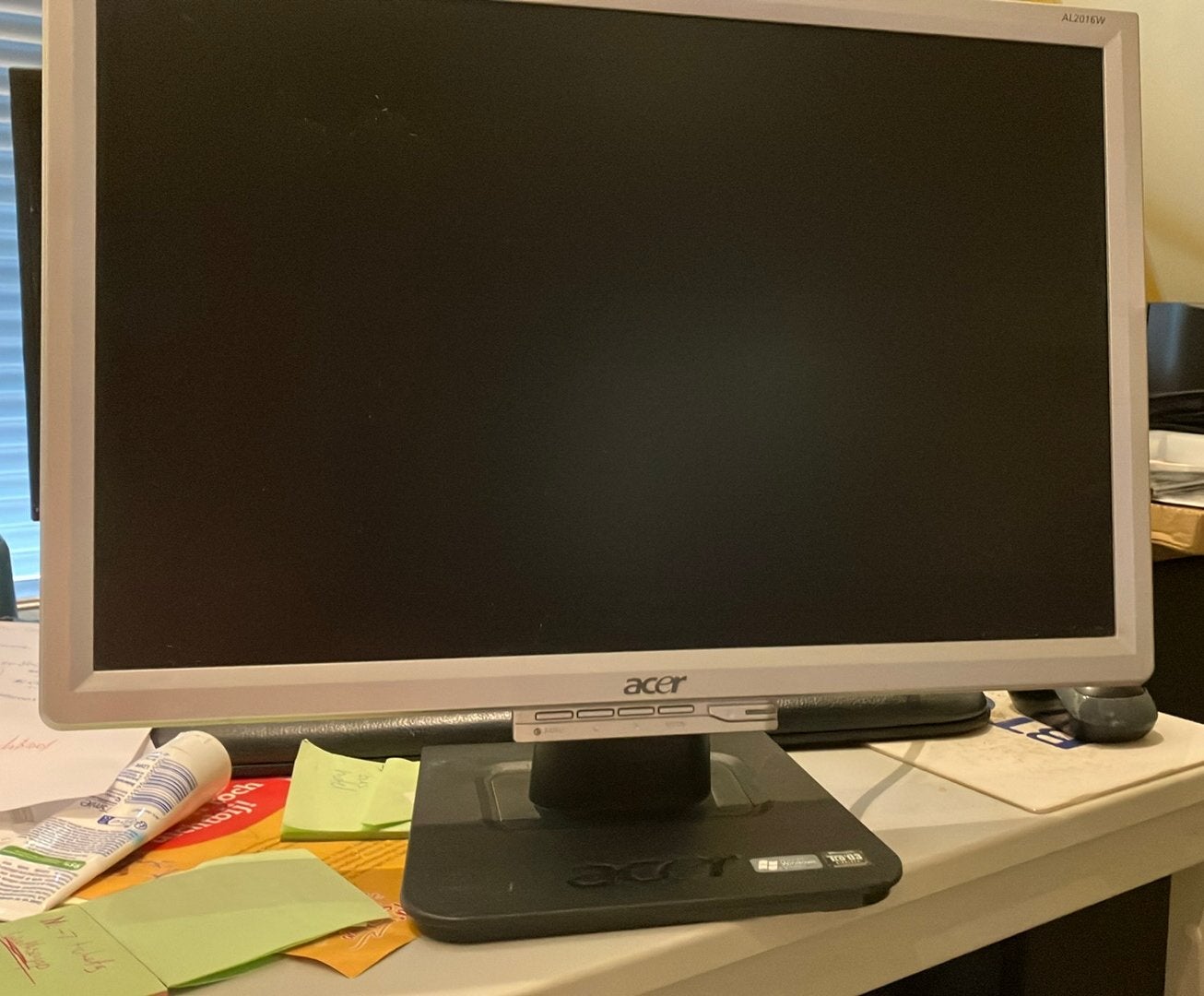 Acer AL2016W B LCD Monitor - 20 inch, Computers en Software, Ophalen, Gebruikt, Overige resoluties, LED