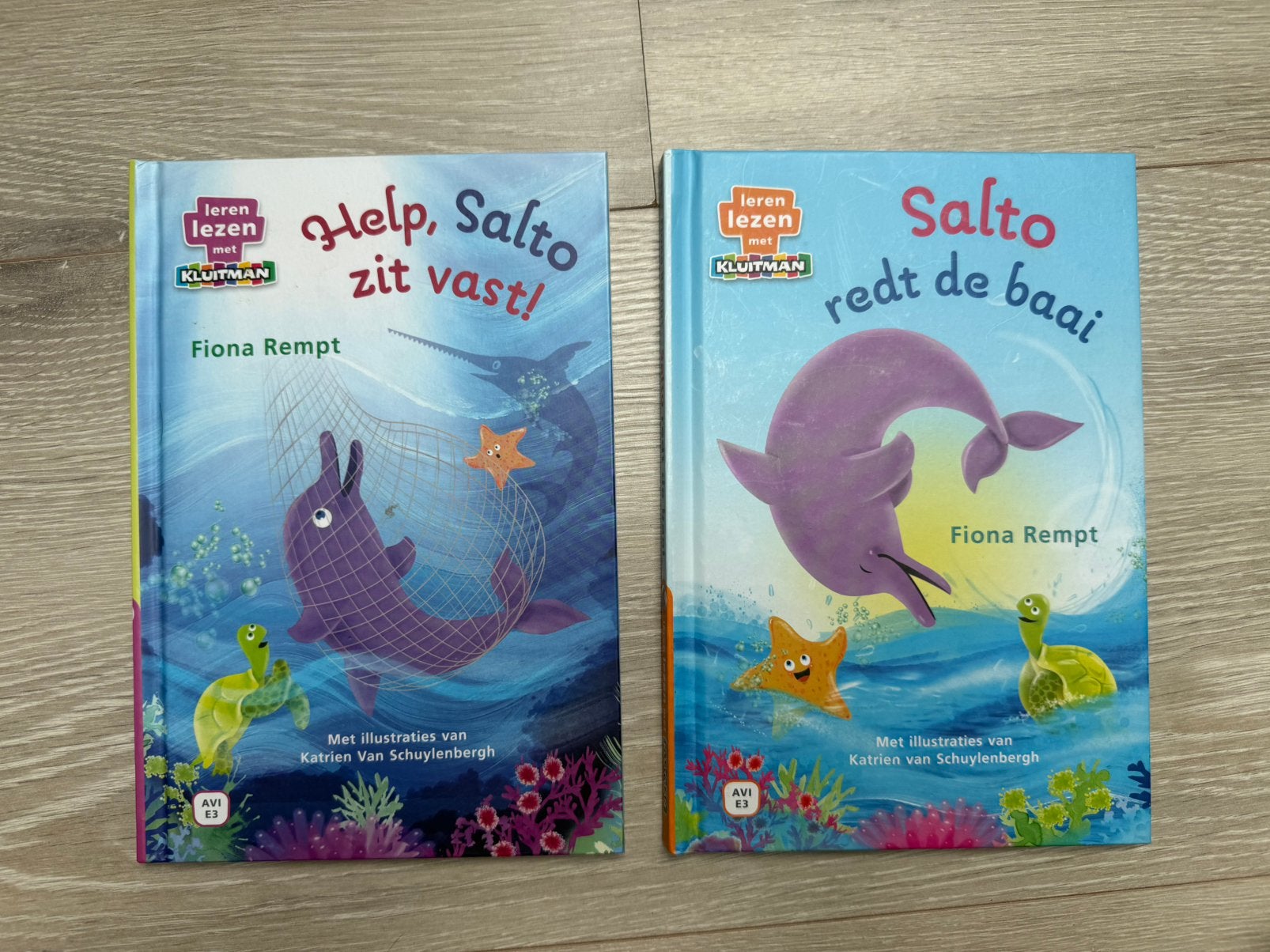 Leren lezen met Kluitman 2x Salto, Ophalen of Verzenden, Gelezen, Fictie algemeen