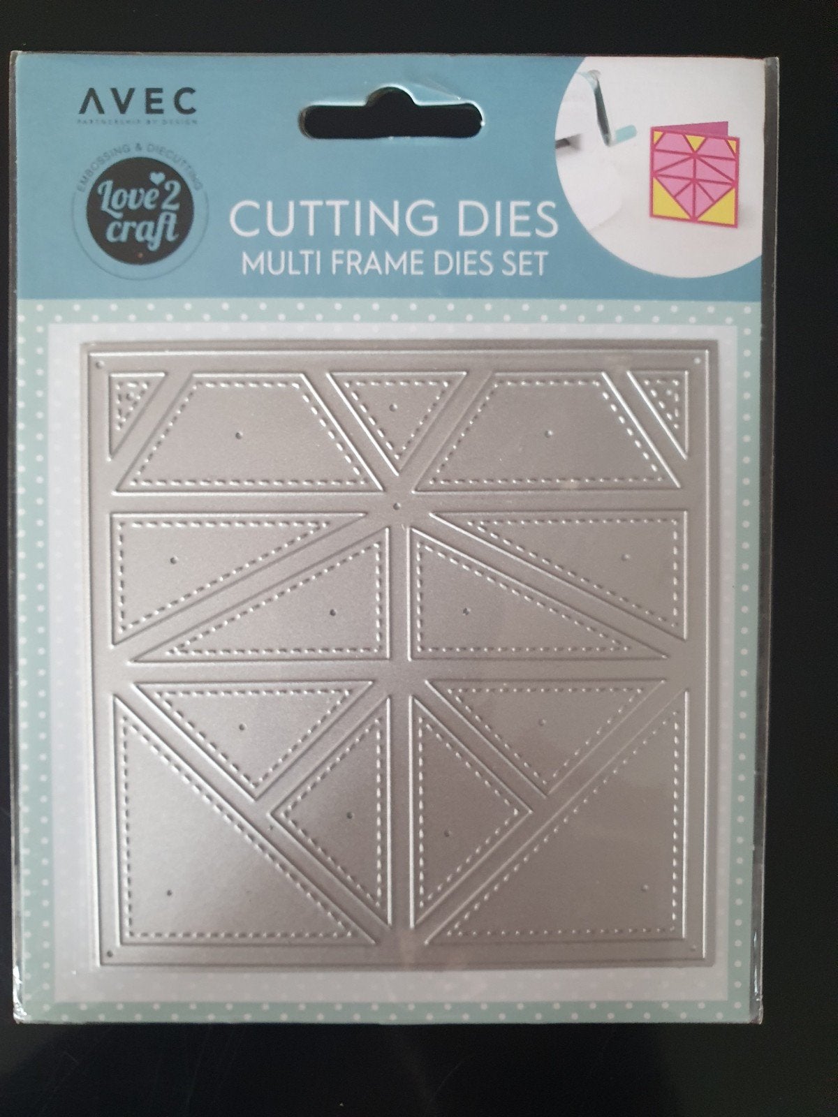 Love2craft Multi frames dies set  Origami Hart, Ophalen of Verzenden, Nieuw, Overige thema's, Pons of Mal