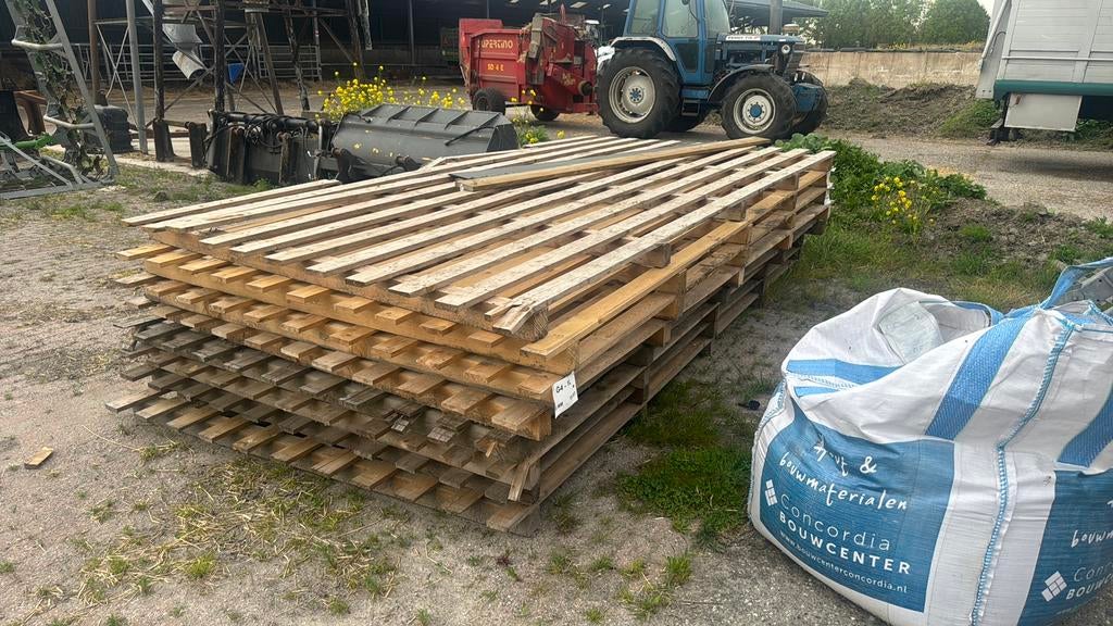 Paletten, Doe-het-zelf en Verbouw, Hout en Planken, Ophalen of Verzenden, Zo goed als nieuw, 50 mm of meer, Balk