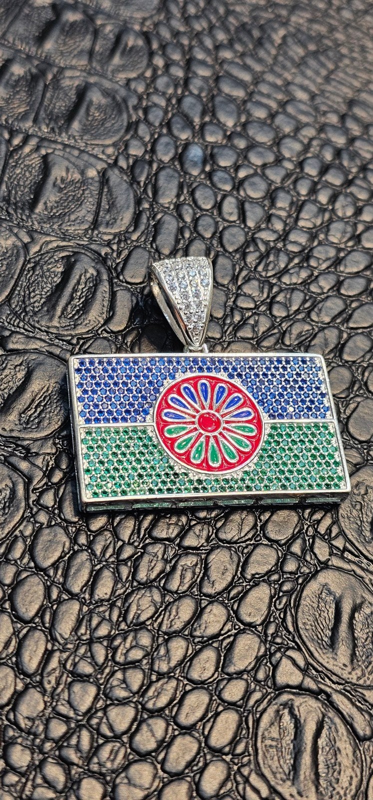 Prachtige Roma en Sinti zilveren hanger, Ophalen of Verzenden, Nieuw, Zilver, Zilver