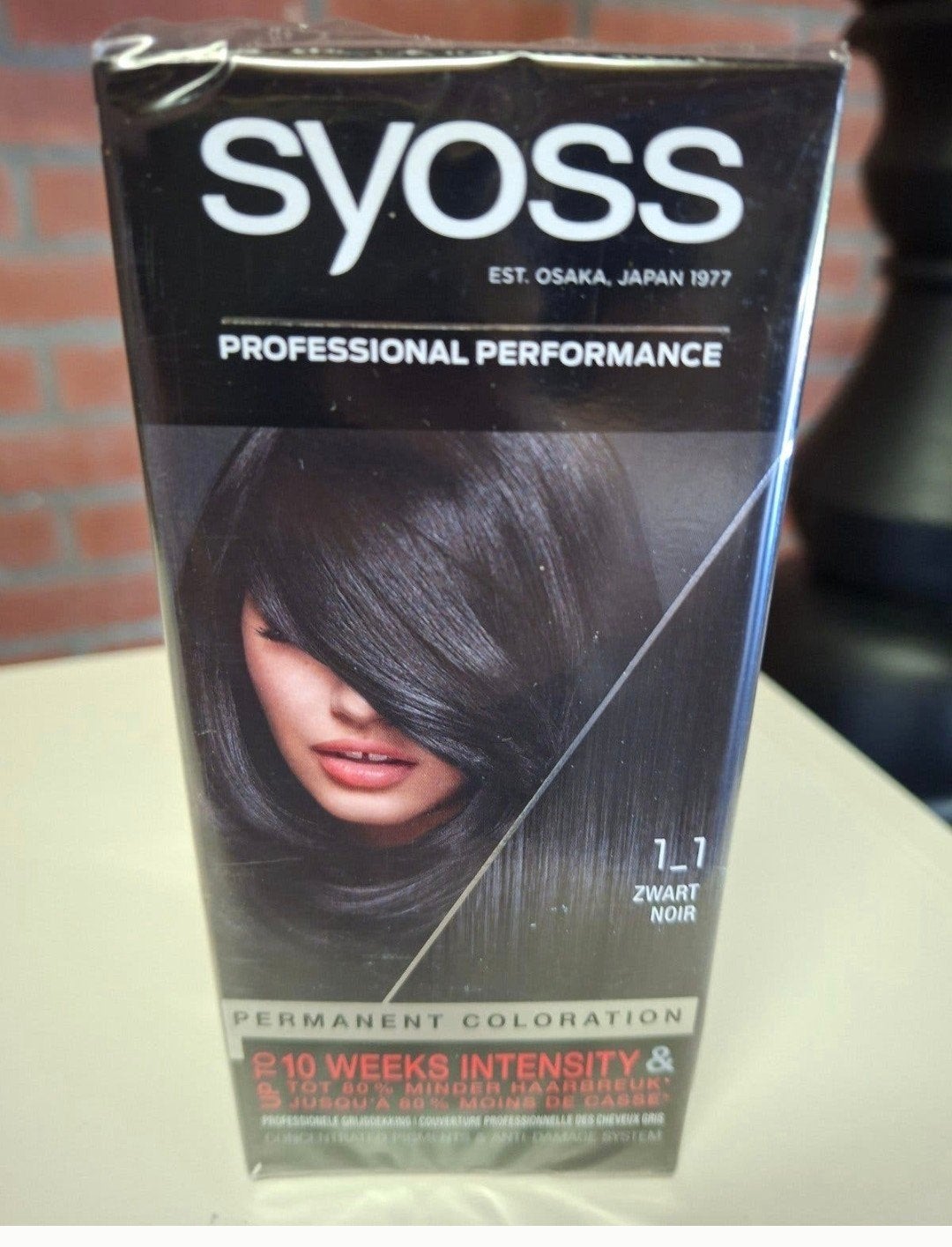 3x Syoss Professional Performance Haarverf Zwart 1_1, Ophalen, Nieuw, Overige typen