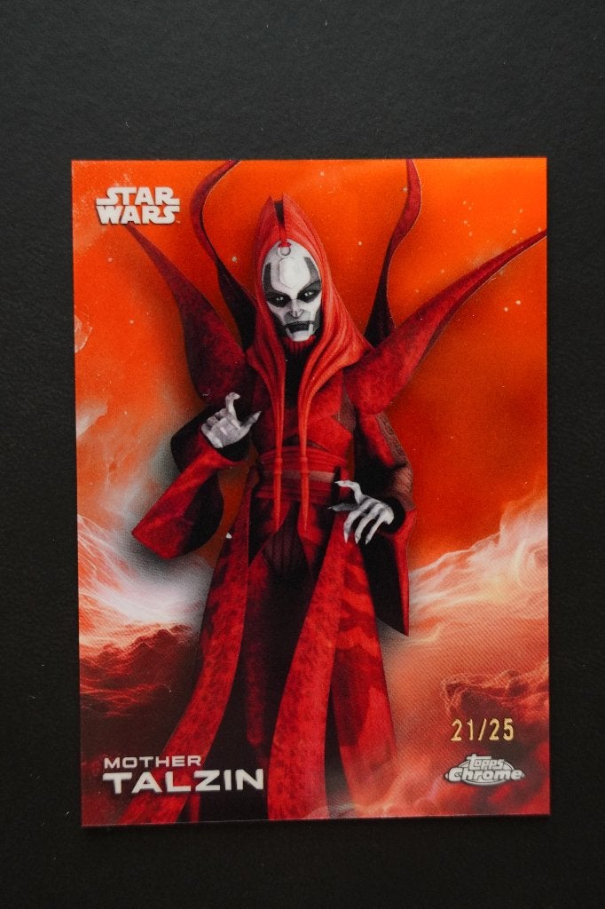 2025 Topps Chrome Star Wars Mother Talzin /25, Ophalen of Verzenden, Nieuw, Overige typen