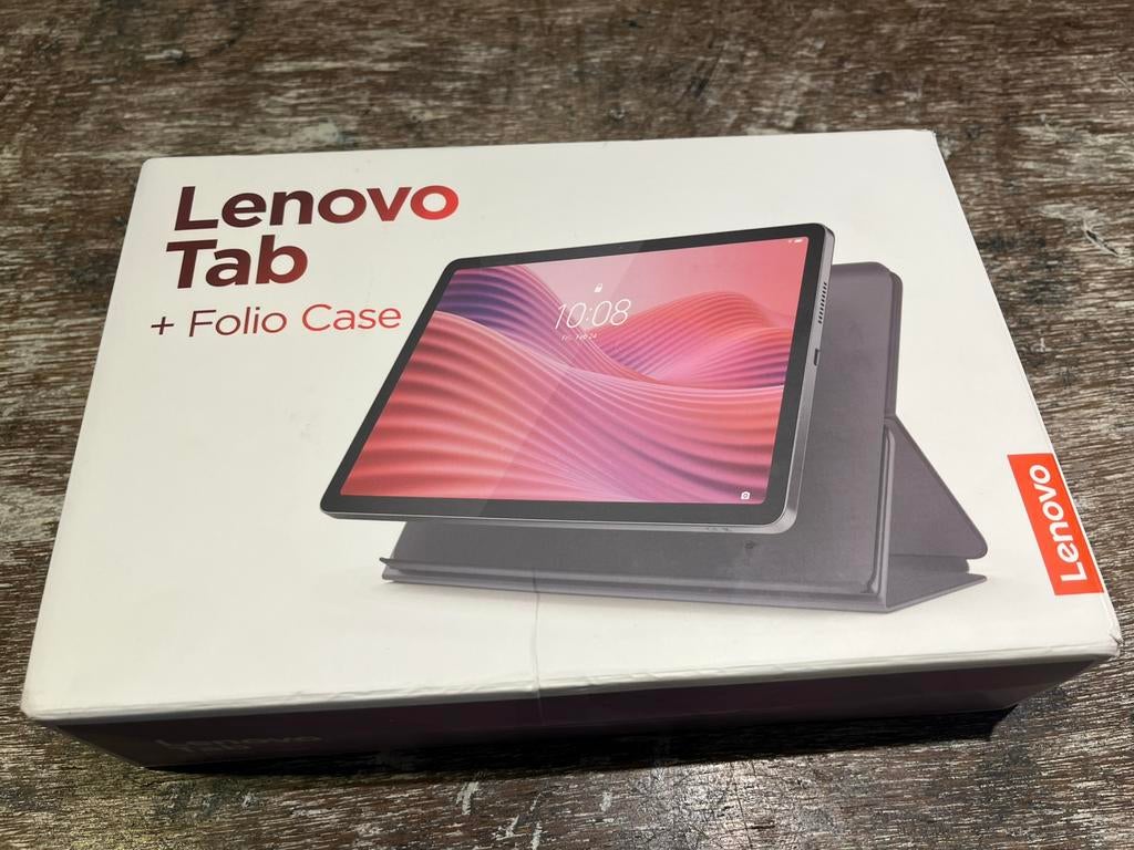 LENOVO TAB (TB311FU) + Folio Case Z.G.A.N. van 22-11-2025, 10 inch, Ophalen of Verzenden, Zo goed als nieuw, Lenovo.