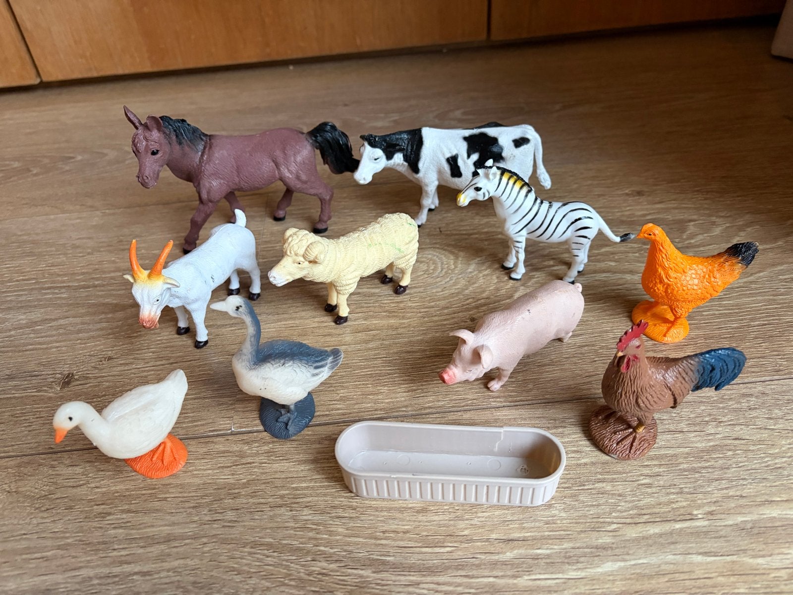 Speelgoed  boederijdieren en dinosaurussen, Ophalen, Gebruikt