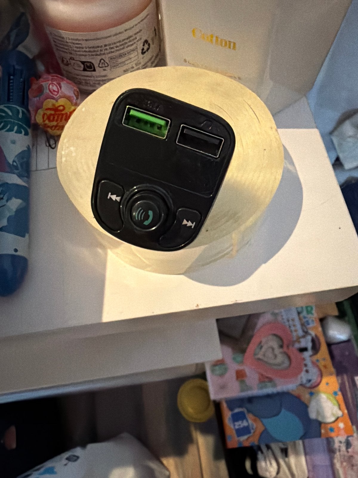 Fm transmitter, Ophalen, Gebruikt