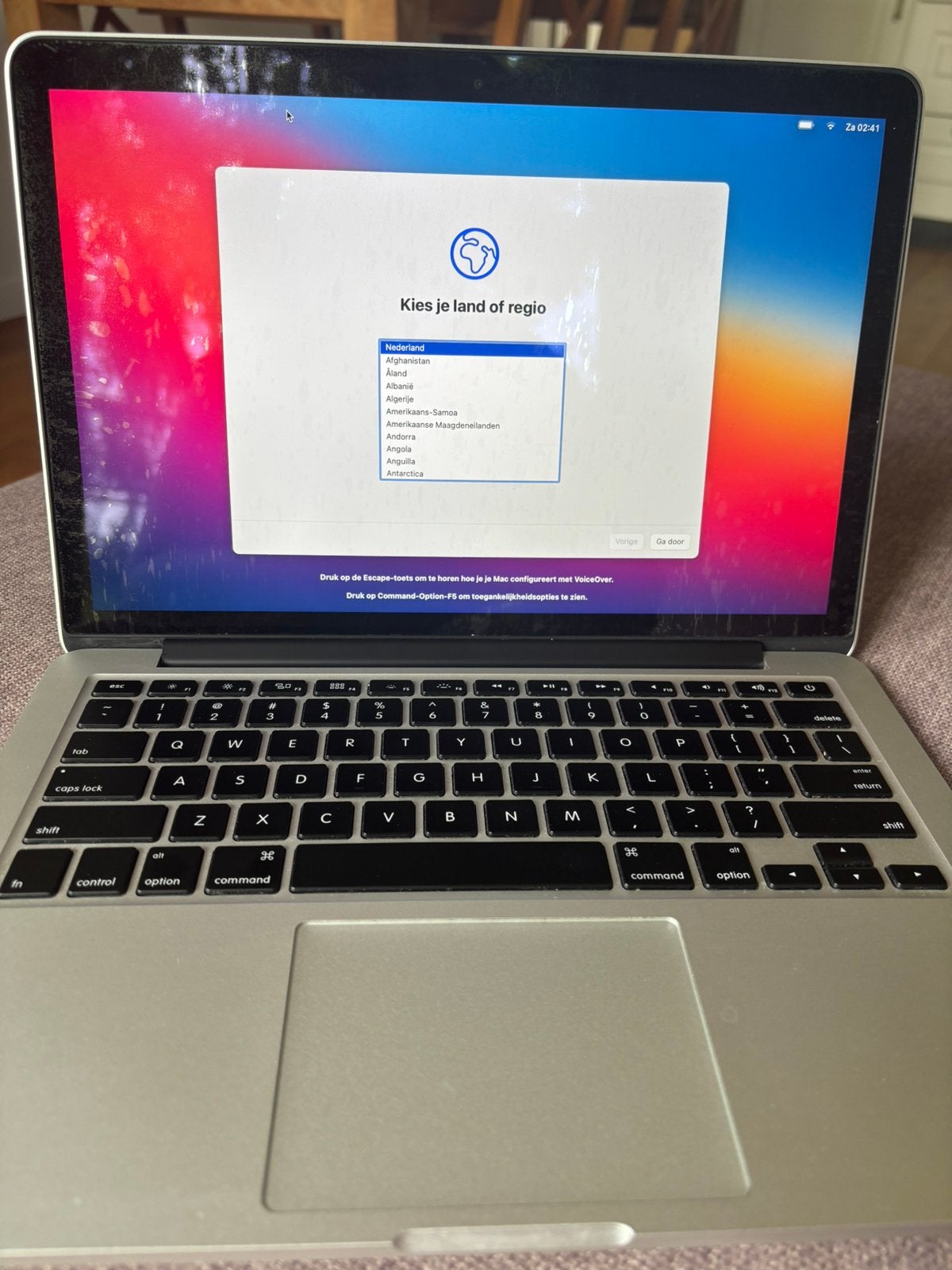 Macbook Pro retina 13”, eind 2013, voor hobbyist/onderdelen, MacBook Pro, Gebruikt, 256 GB, 2 tot 3 Ghz