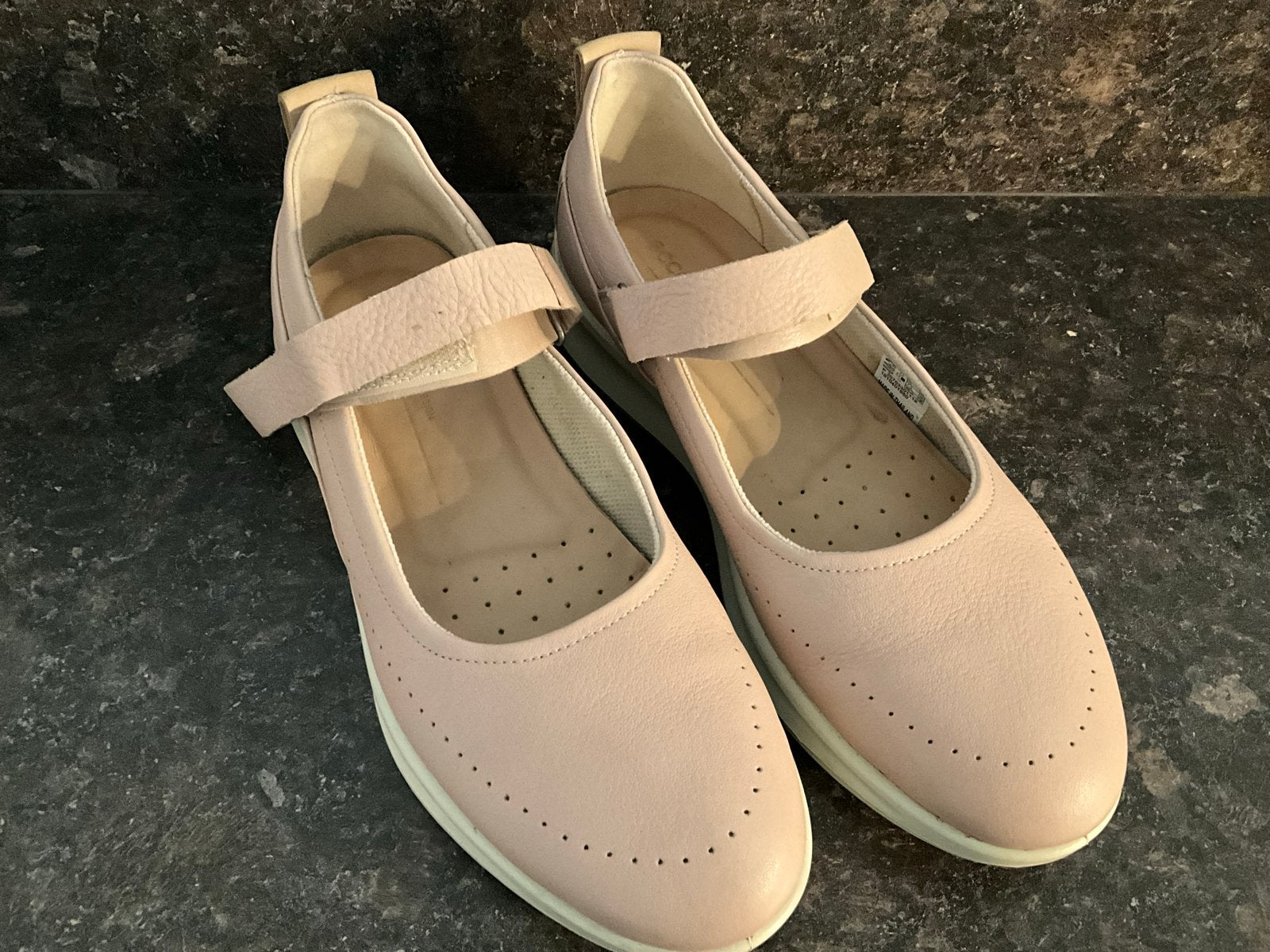 ECCO Roze Ballerina's - Maat 41, Kleding | Dames, Ophalen, Zo goed als nieuw, Roze, Ballerina's