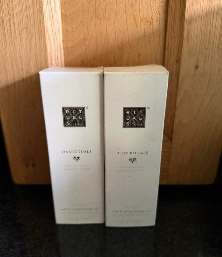 Twee nieuwe Rituals Tiny massage oil, Ophalen, Nieuw, Overige typen