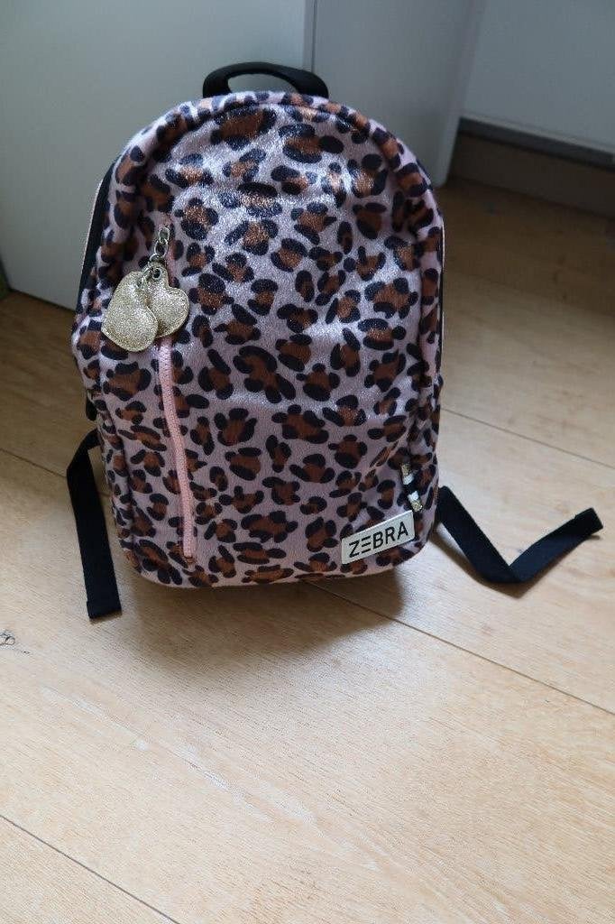 NIEUWE Zebra rugzak / rugtas panterprint, Overige merken, 25 tot 40 cm, Nieuw, Ophalen of Verzenden