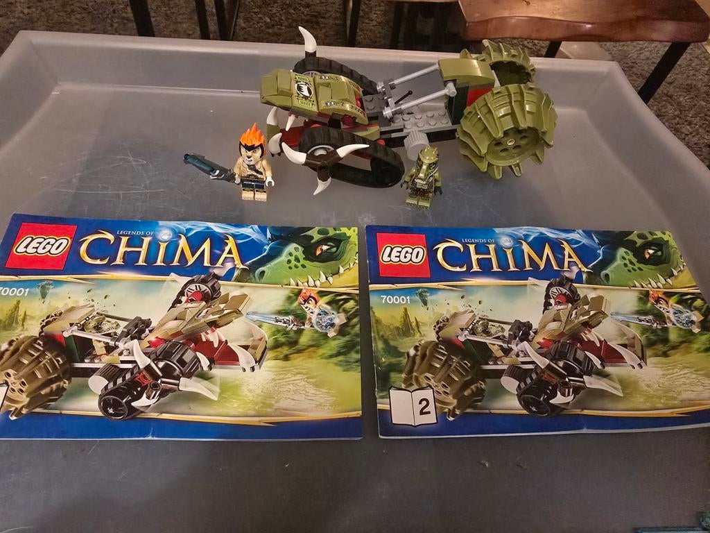 LEGO Chima 70001 Crawley's Claw Ripper, Compleet, Overige thema's, Lego, Ophalen of Verzenden