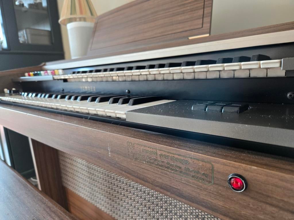 Yamaha Electone B-5CR vintage orgel met bankje, Muziek en Instrumenten, Ophalen, Gebruikt, 2 klavieren, Orgel