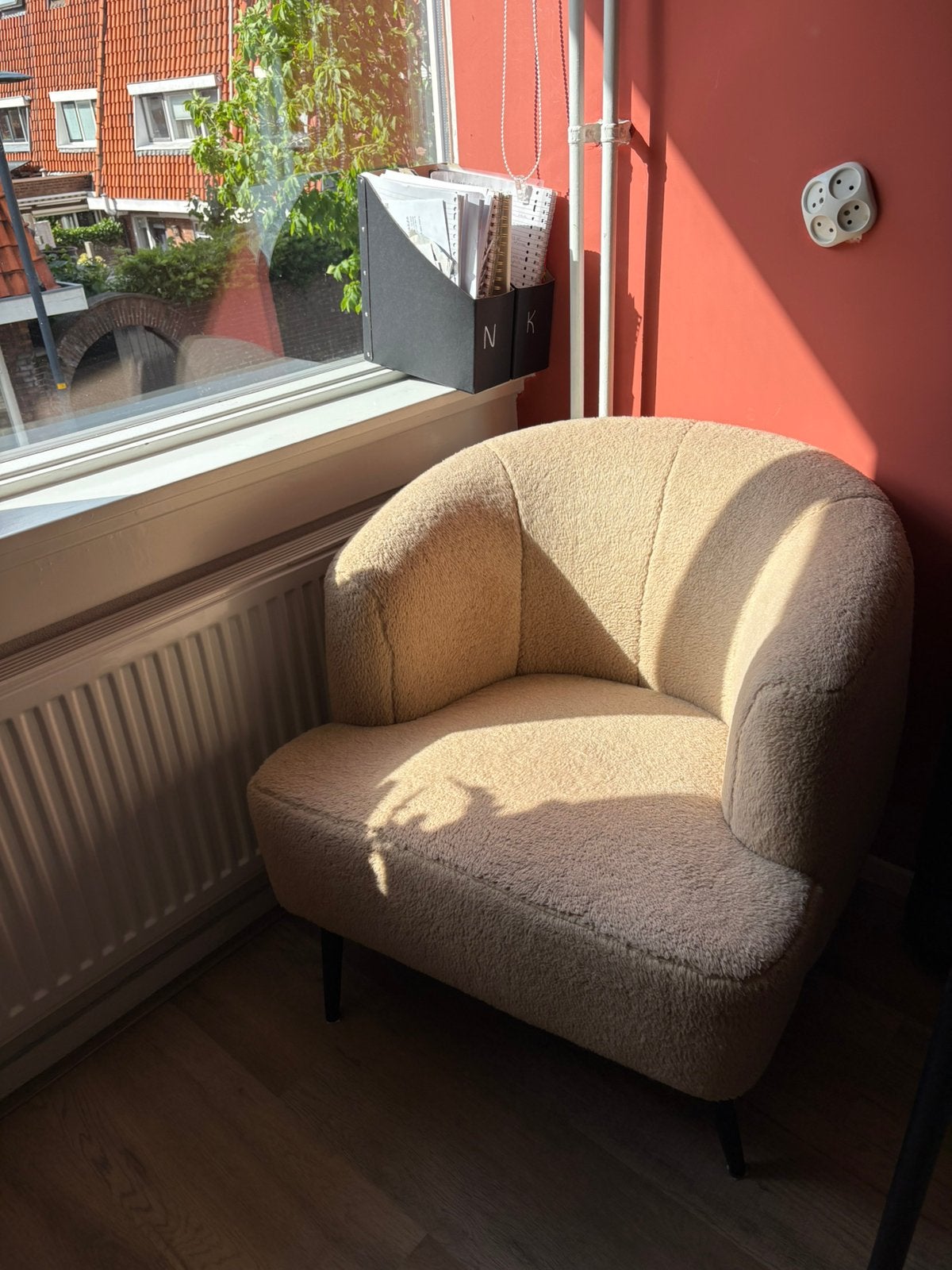Teddy Fauteuil Livin24, Huis en Inrichting, Banken | Sofa's en Chaises Longues, Ophalen, Eenpersoons, 75 tot 100 cm, Zo goed als nieuw