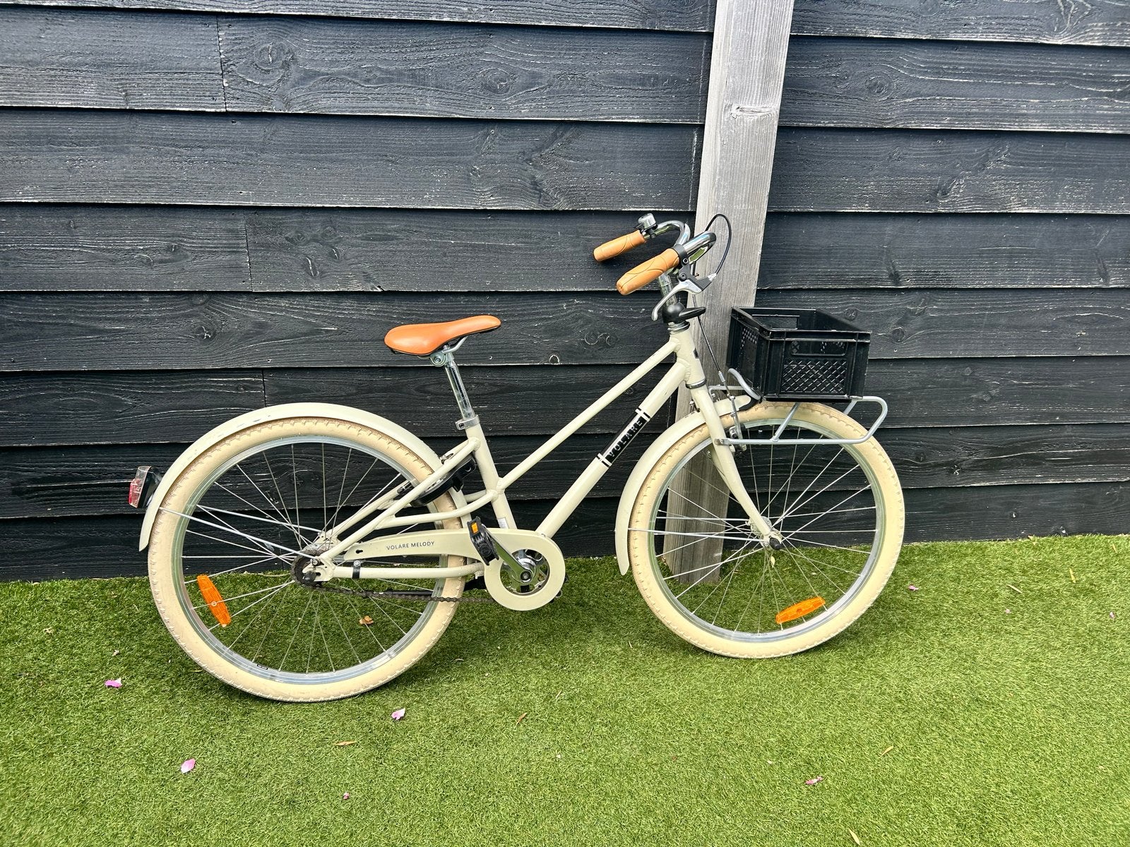 Volare Melody Meisjesfiets 24 inch - Crème, Fietsen en Brommers, Fietsen | Meisjes, Ophalen of Verzenden, Gebruikt, 24 inch
