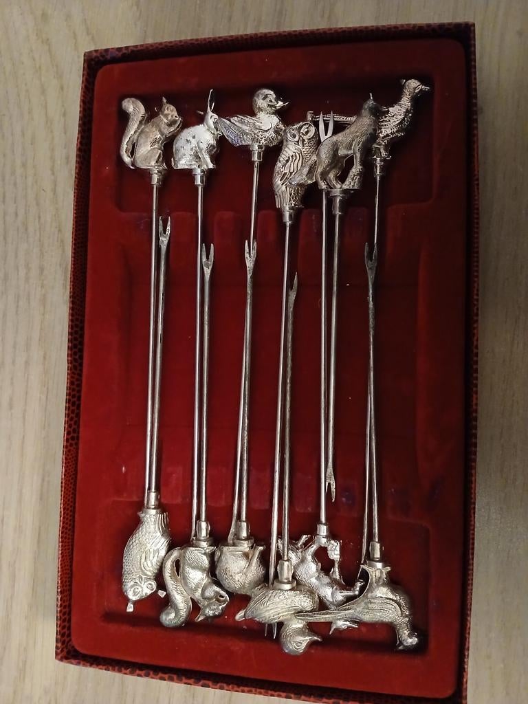 vintage cocktailprikkers, Ophalen of Verzenden