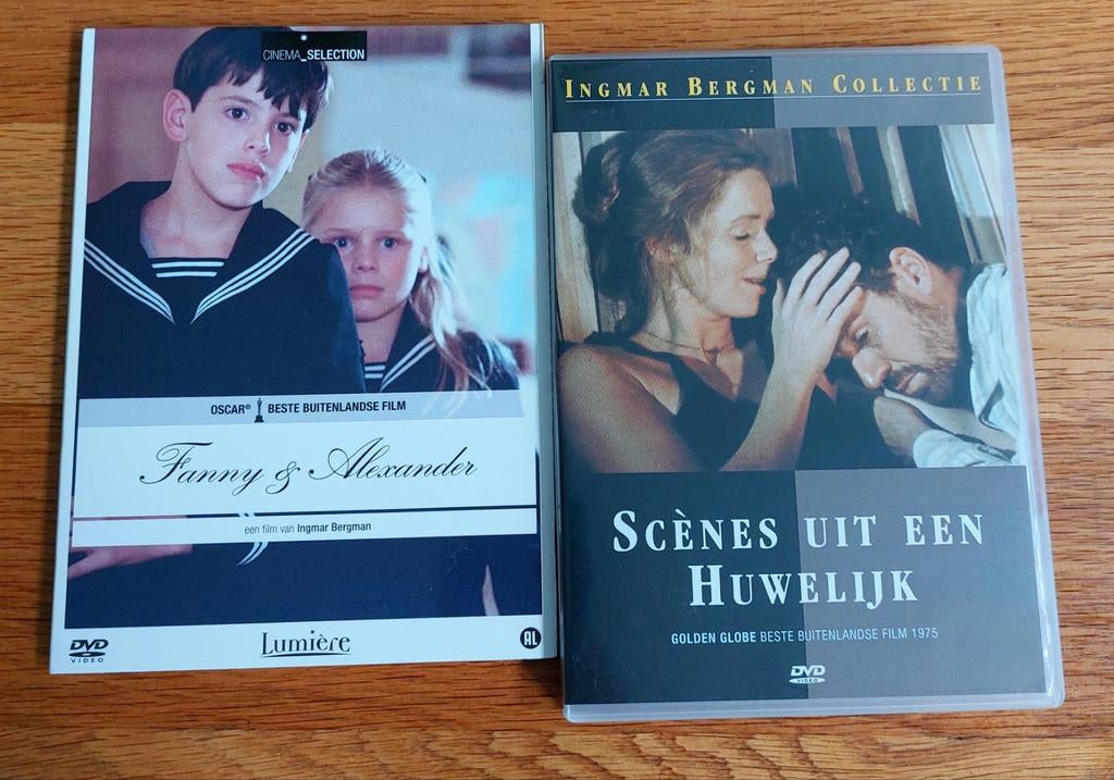 2 Ingmar Bergman films, Alle leeftijden, Ophalen of Verzenden, Zo goed als nieuw, Overige gebieden