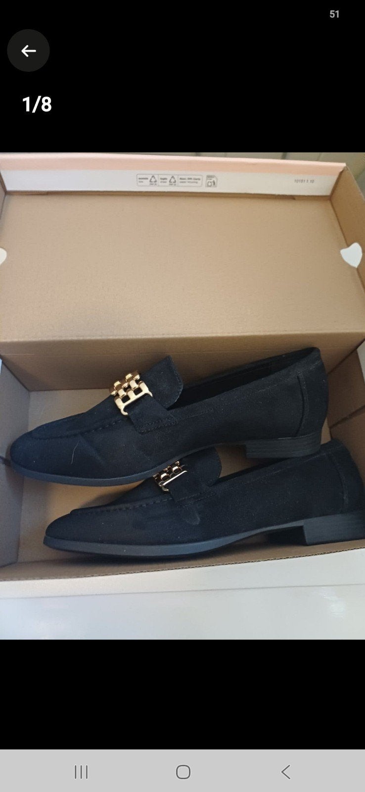 TE KOOP NIEUW DAMES INSTAPPERS, Ophalen, Nieuw, Zwart, Instappers