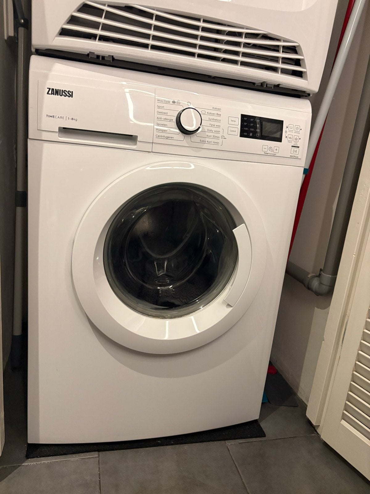 Zanussi wasmachine, lagers versleten machine wast nog., Witgoed en Apparatuur, Ophalen, 6 tot 8 kg, Voorlader, Kort programma