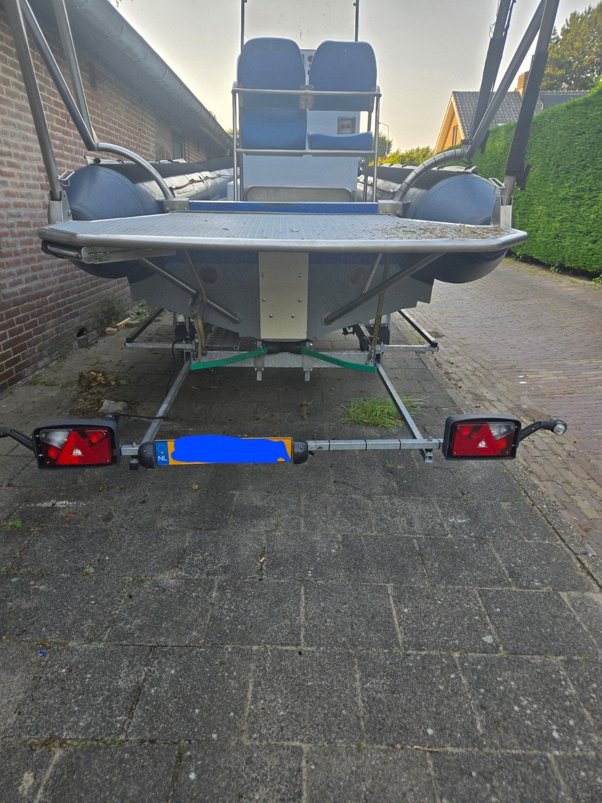 Casco 6m RIB met hypalon tubes, navigatie en verlichting, Ophalen, Gebruikt, Navigatieverlichting, Polyester/glasvezel