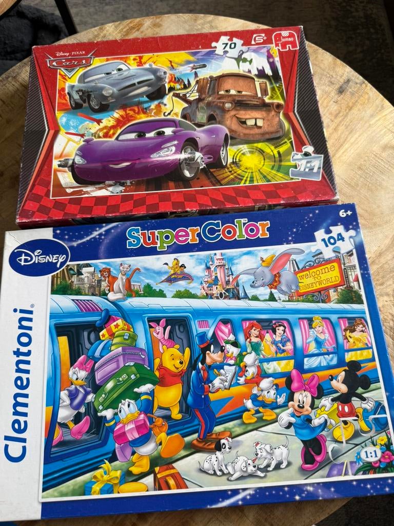 Disney legpuzzels, Ophalen of Verzenden, Meer dan 50 stukjes, Zo goed als nieuw, 6 jaar of ouder