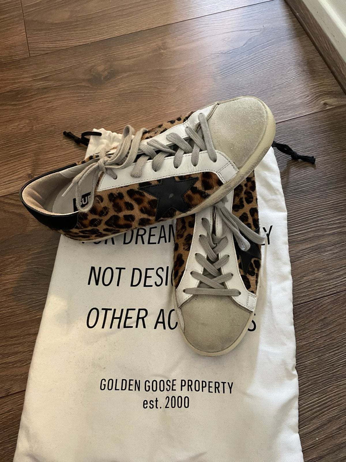 Golden Goose sneakers maat 39 - Leopard print, Ophalen of Verzenden, Gedragen, Overige kleuren, Sneakers of Gympen