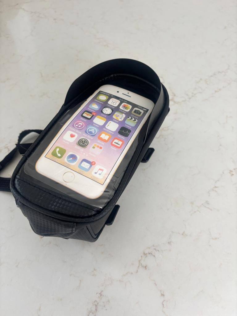 Telefoontas voor fatbike, Verzenden, Zo goed als nieuw, Auto