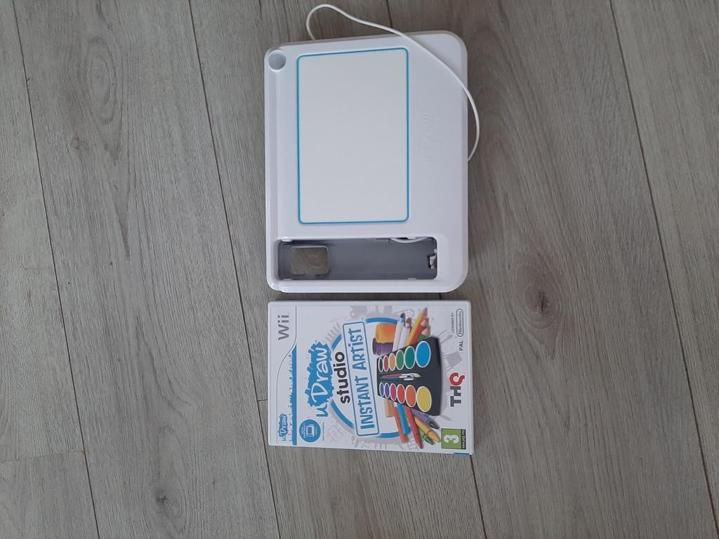 uDraw Studio Instant Artist Wii met GameTablet en doos, Puzzel en Educatief, Gebruikt, 1 speler, Ophalen of Verzenden