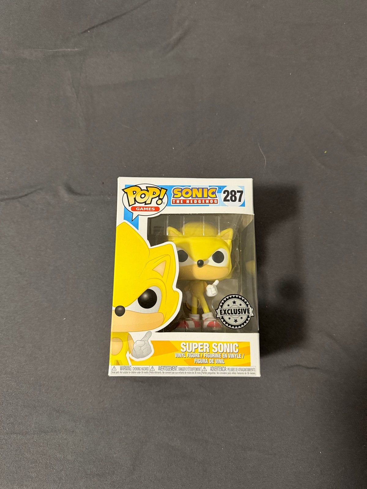 Funko Pop! Sonic The Hedgehog Super Sonic #287 Exclusive, Ophalen of Verzenden, Nieuw