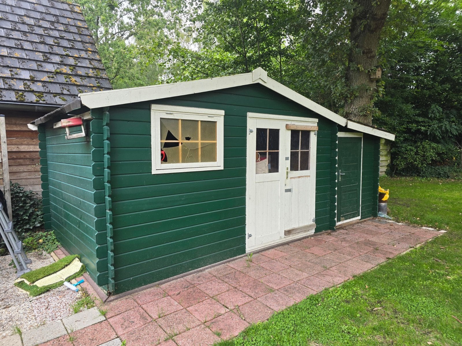 Gratis tuinhuis voor een handige klusser!, Ophalen, Tuinhuis, 250 tot 500 cm, 1 raam