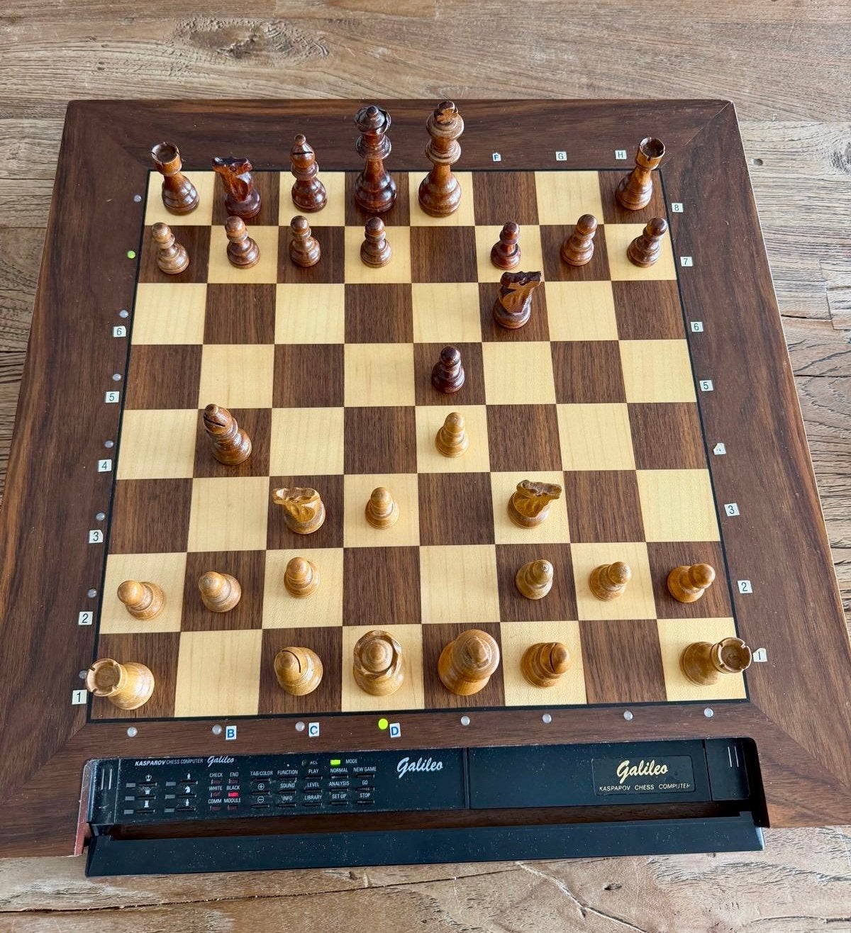 Schaakcomputer  Saitek Galileo Kasparov  -  op batterijen, Een of twee spelers, Ophalen, Gebruikt