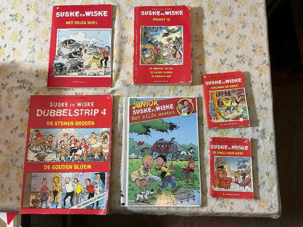 Suske & Wiske - X 6 - GRATIS, Gelezen, W. Vandersteen, Ophalen of Verzenden, Meerdere stripboeken