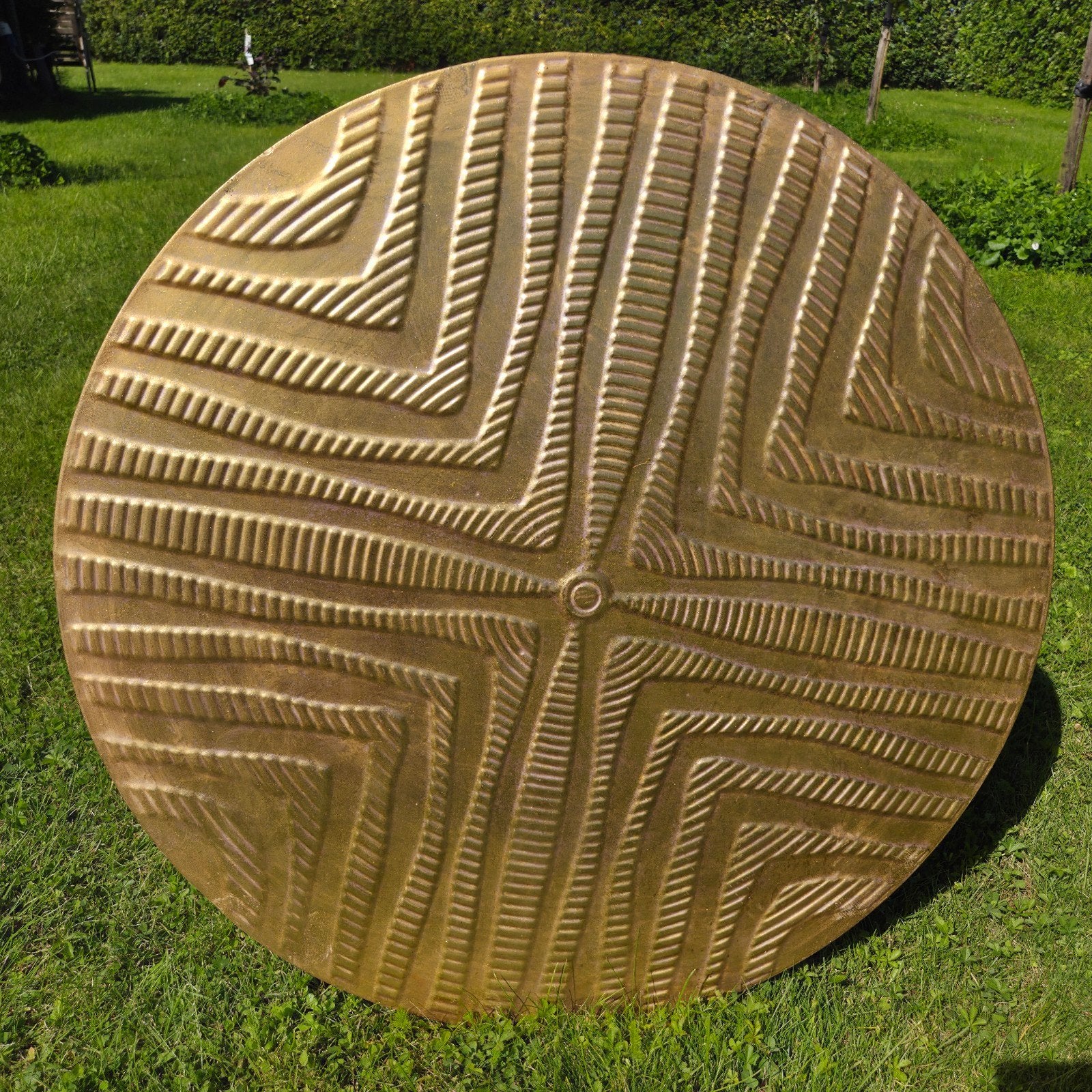 Nieuw prachtige salontafel rond goud ronde tafel Eyecather, Ophalen, 50 – 75, 50 tot 100 cm, Rond