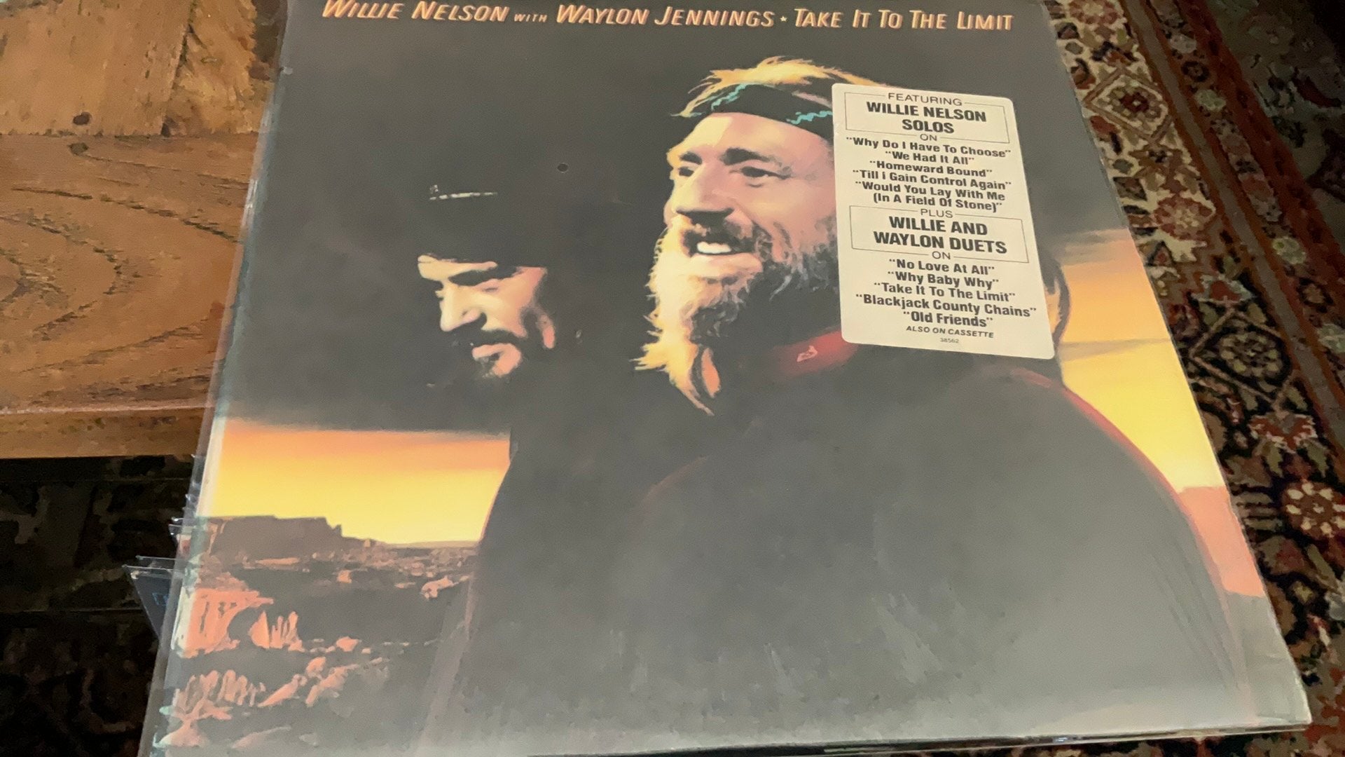 Willie Nelson with Waylon Jennings. Take it to the limit, Cd's en Dvd's, Vinyl | Country en Western, Ophalen of Verzenden, Zo goed als nieuw
