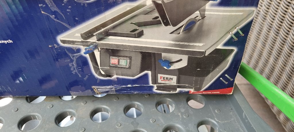 Electrische Tegelsnijder, Ophalen, Gebruikt, Ferm, Lintzaag